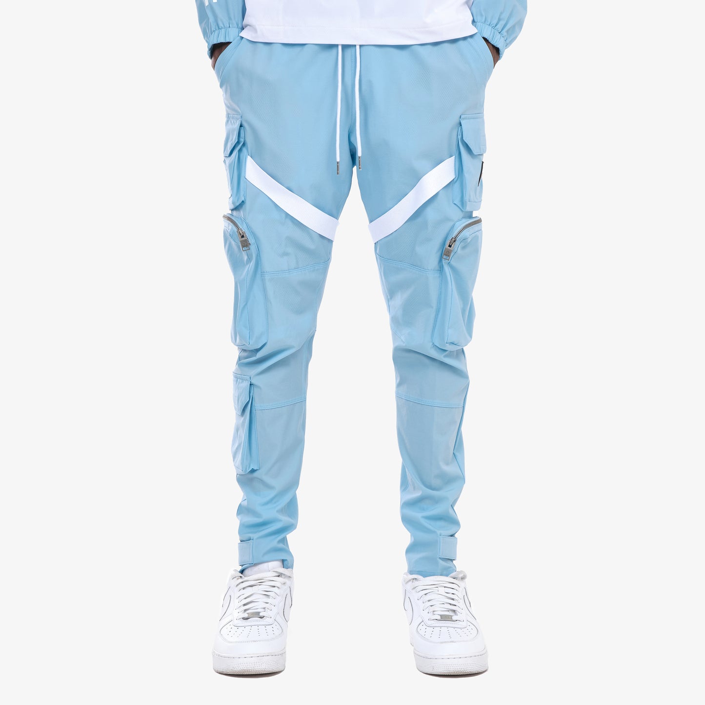 V5. LIGHT BLUE PANTS W/ STRAPS